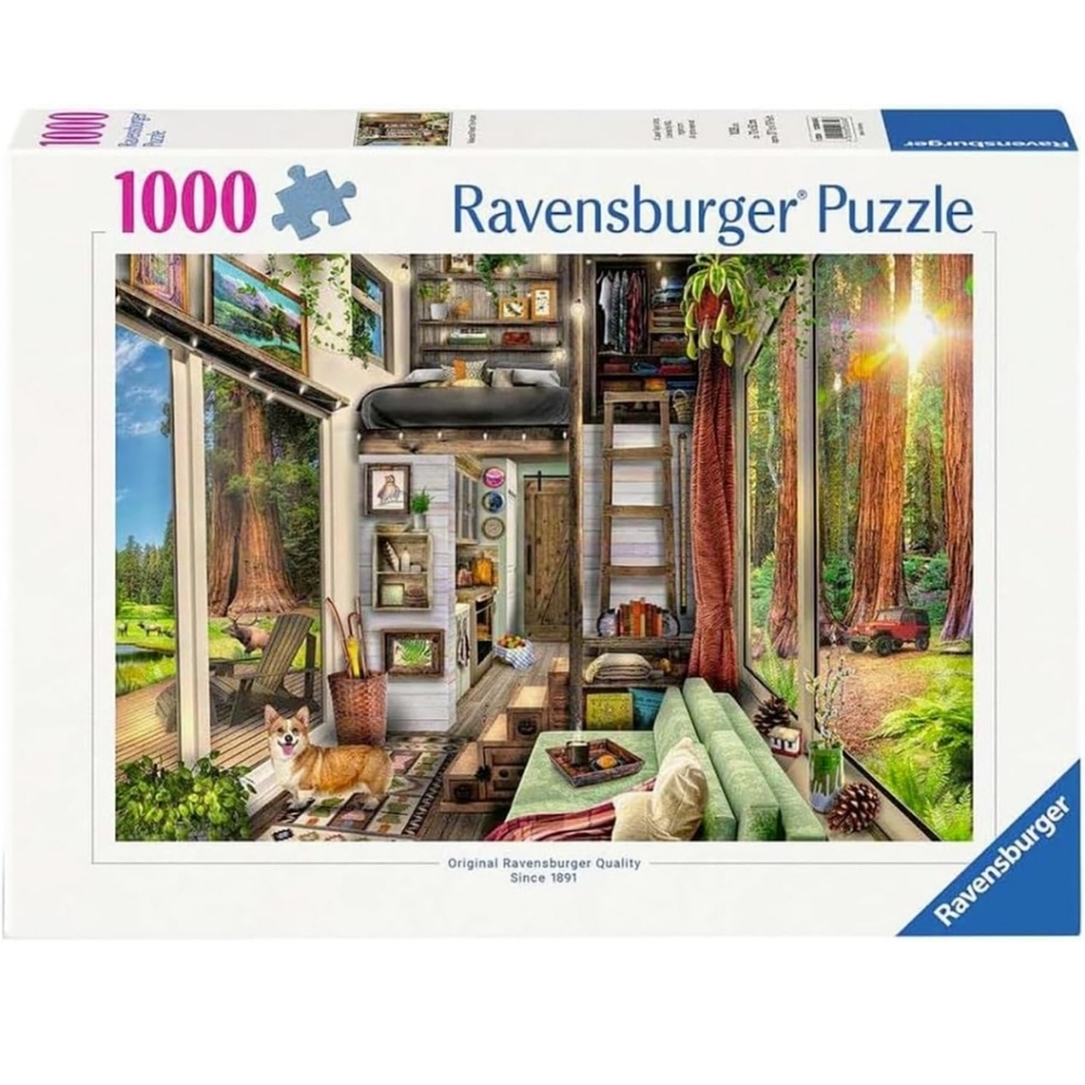 Ravensburger Redwood Forest Tiny House 1000 Piece Jigsaw Puzzle